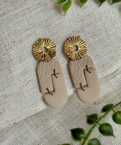 Pendientes Eclipse marfil