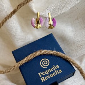 Pendientes Chispa rose